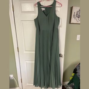 Azazie Eucalyptus Green Dress